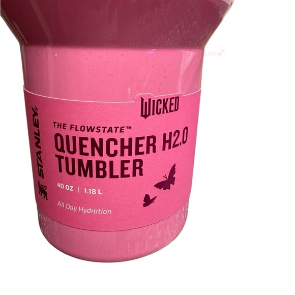 40oz Stanley X Wicked tumbler cup pink NEW - Picture 8 of 15